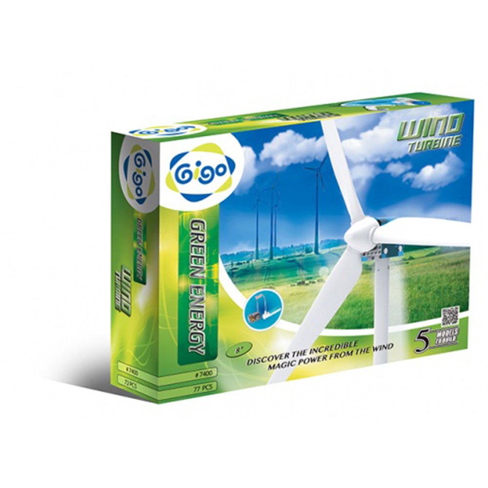 智高Gigo 綠色能源系列 #7400-CN 擬真風力發電組 【內未附充電電池】