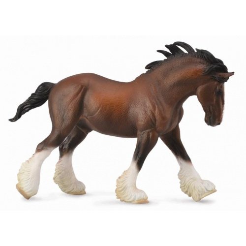 《 COLLECTA 》英國 Procon 動物模型 健壯馱公馬-棗色