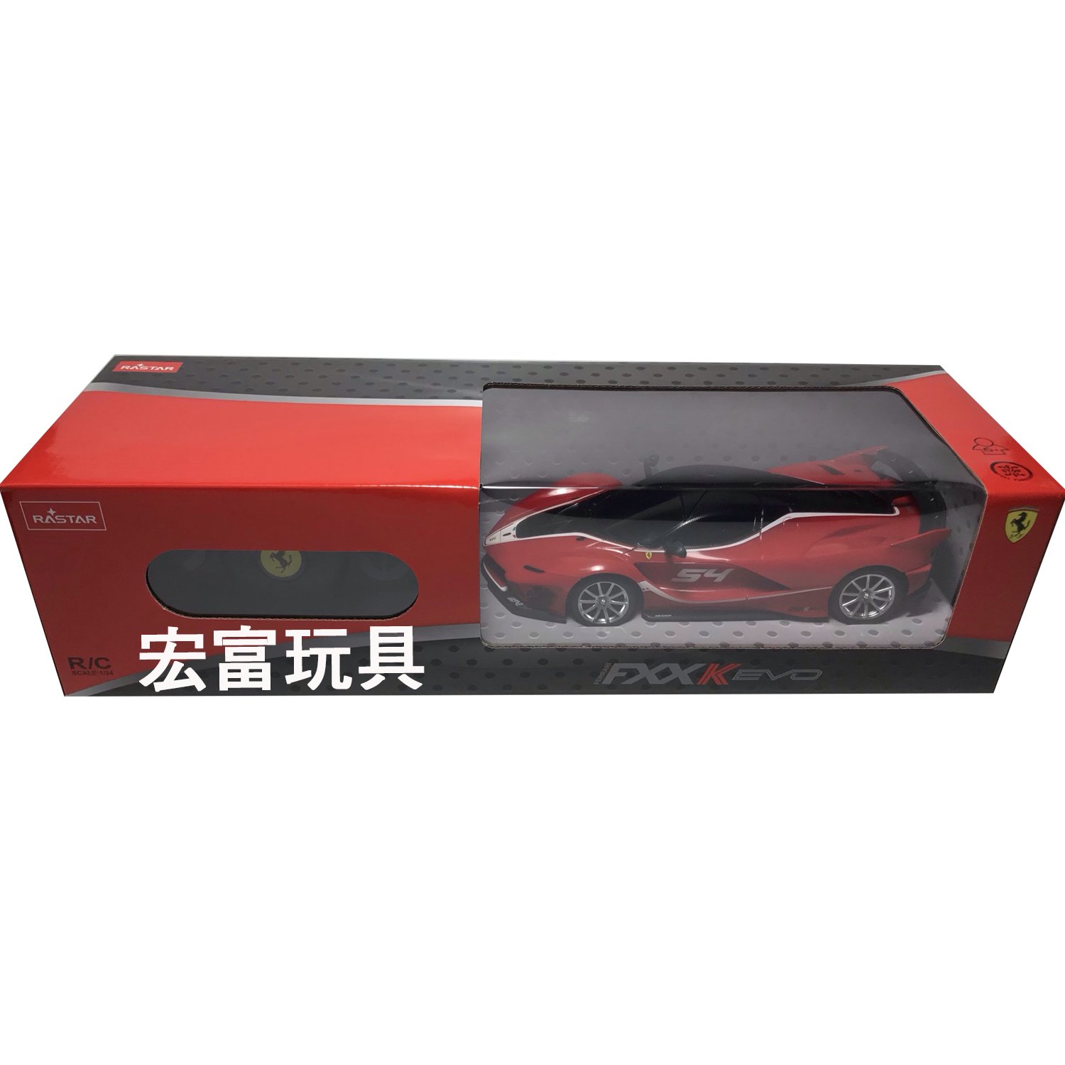 瑪琍歐 1：24 Ferrari FXX K Evo遙控車【79300】